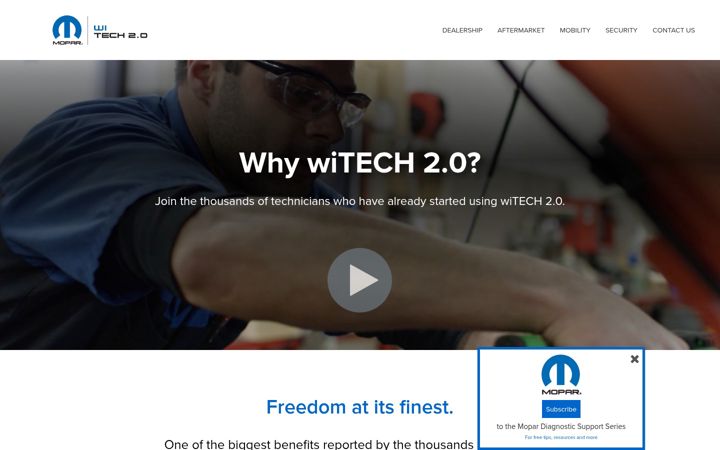 Ekrano kopija fcawitech.com