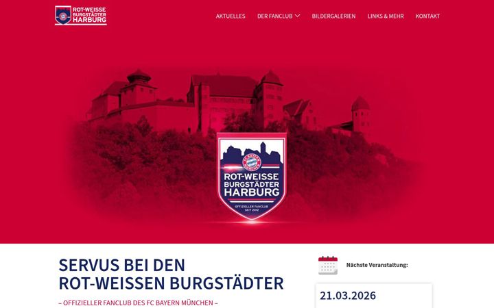 Screenshot of fcb-fanclub-harburg.de
