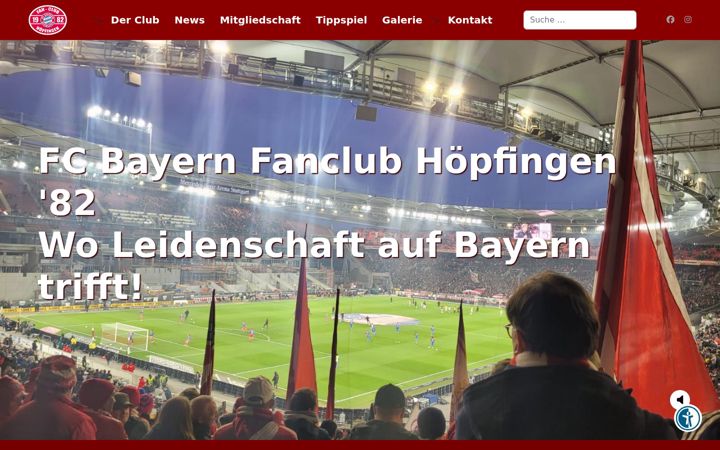 Screenshot of fcb-fanclub-hoepfingen.de