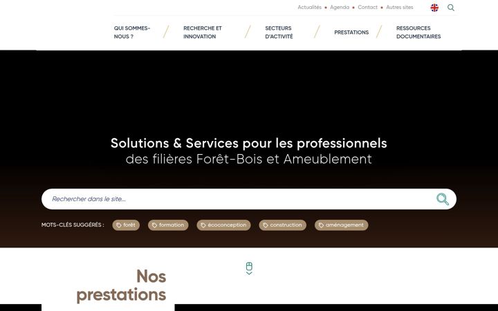 Screenshot of fcba.fr