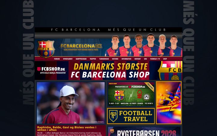 Screenshot of fcbarcelona.dk