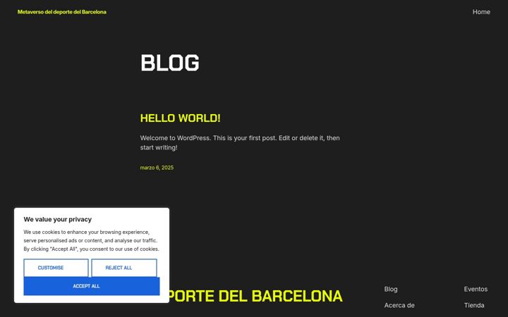 Screenshot of fcbarcelona3d.com