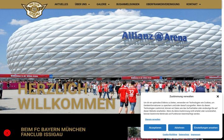 Screenshot di fcbfans-issigau.de