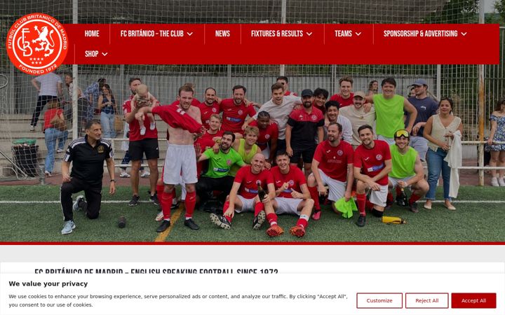 Screenshot of fcbritanico.org
