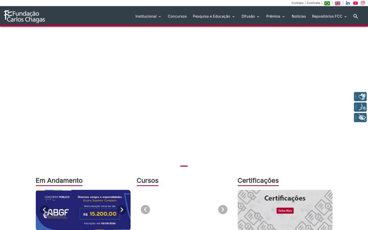 Screenshot of fcc.org.br