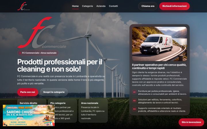 Screenshot of fccommerciale.it