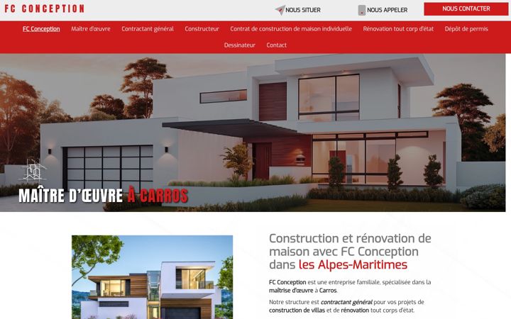 Screenshot of fcconception06.fr