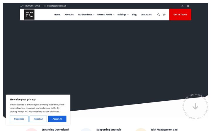 Screenshot ta' fcconsulting.uk