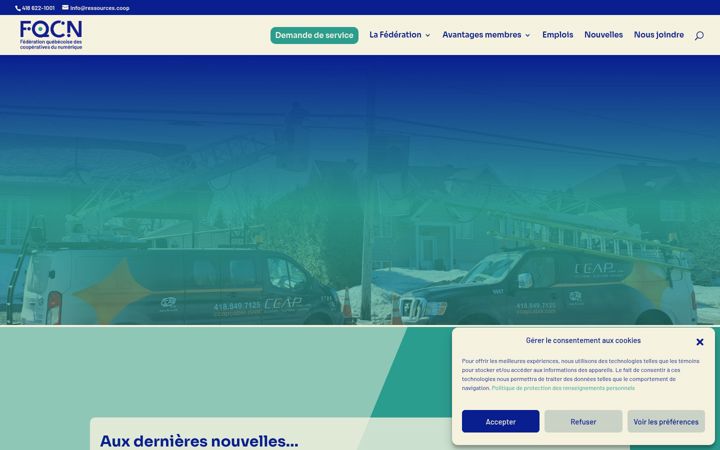 Screenshot of fcctq.ca