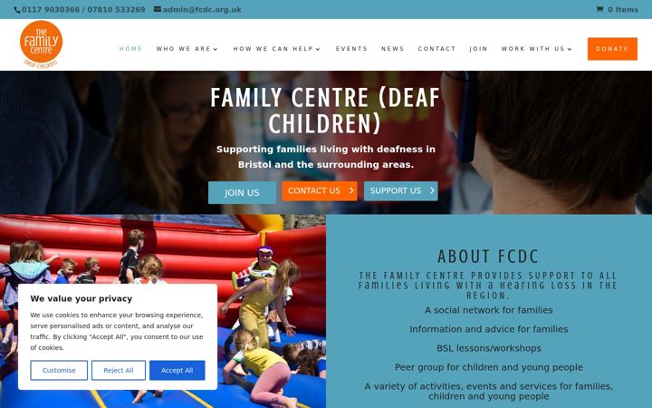 Screenshot ta' fcdc.org.uk
