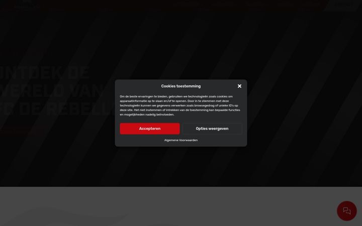 Screenshot of fcderebellen.be