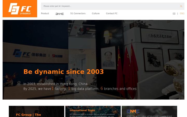 Screenshot of fcdynamics.com
