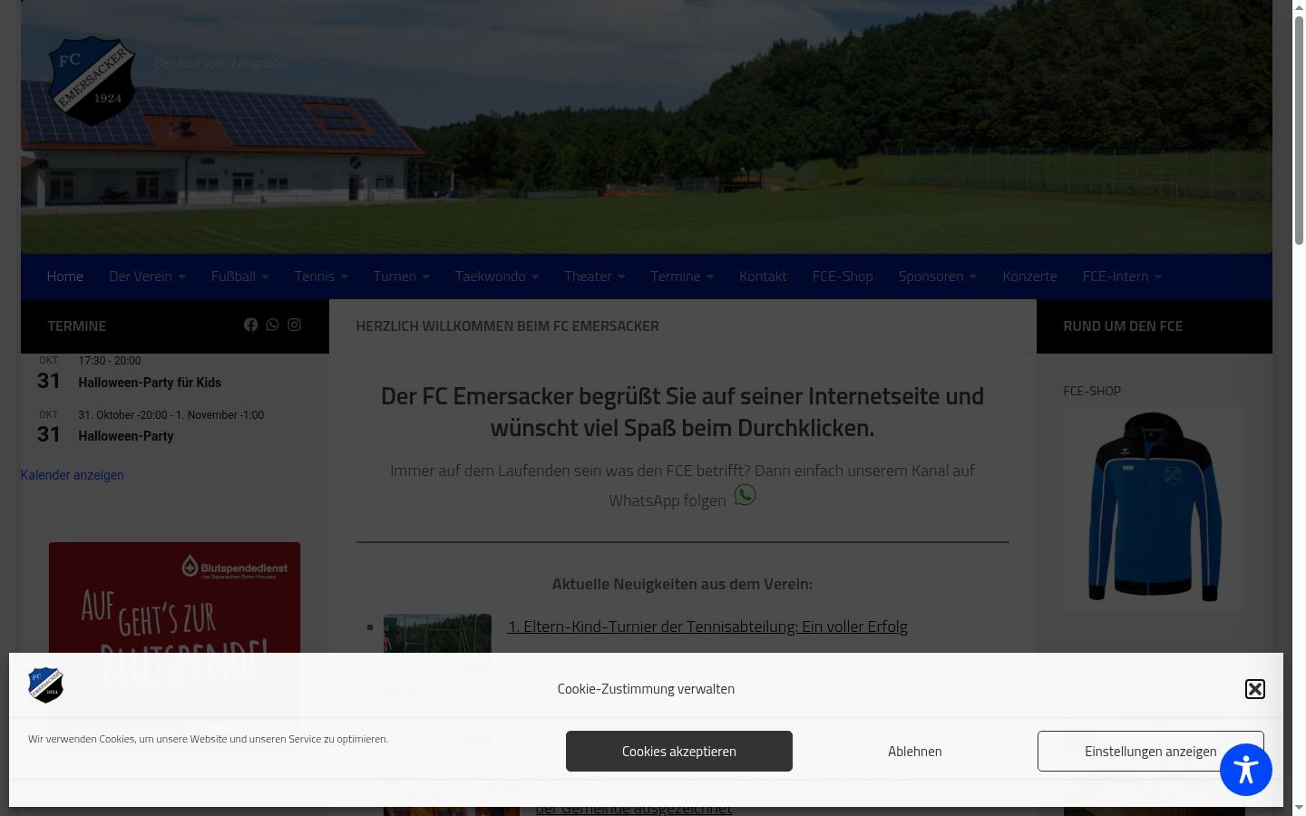Ekraanipilt nõusolekubännerist, mida näidati enne mis tahes suhtlust