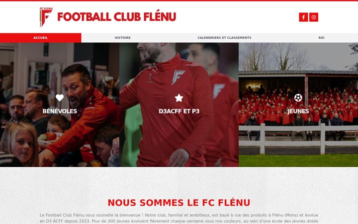 Screenshot of fcflenu.be