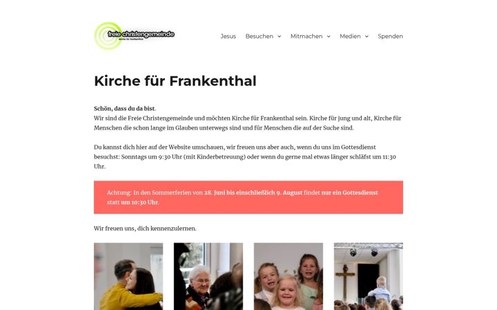 Screenshot ta' fcg-frankenthal.de