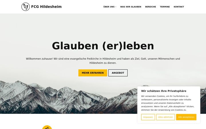 Screenshot of fcg-hildesheim.de
