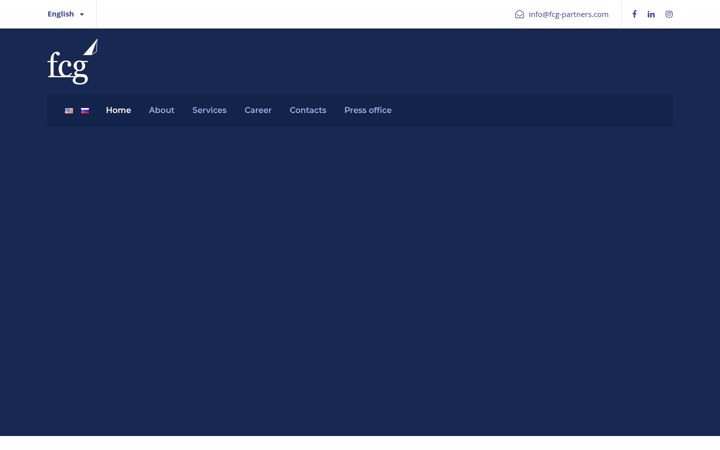Screenshot of fcg-partners.com