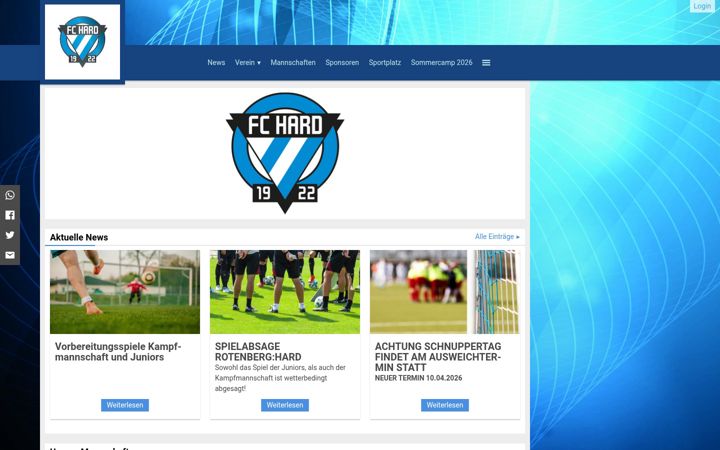 Screenshot of fchard.at