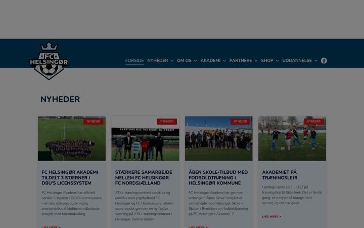Screenshot of fchtalent.dk