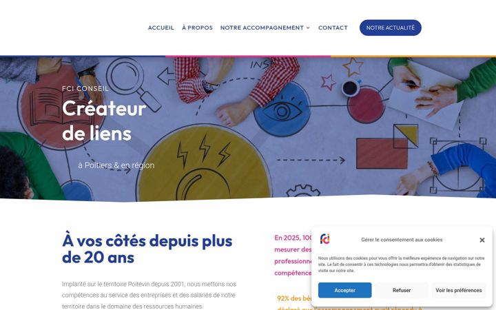 Screenshot of fci-conseil.com