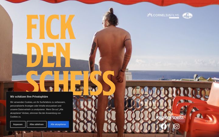 Screenshot of fckdenscheiss.de
