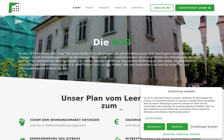 Screenshot ta' fckeigenheim.de