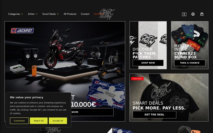 Screenshot of fckthem.com