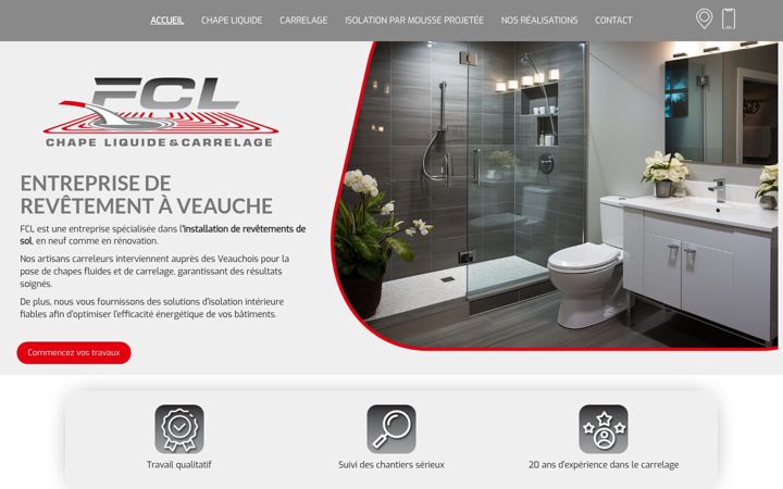 Screenshot of fcl-carrelage.fr