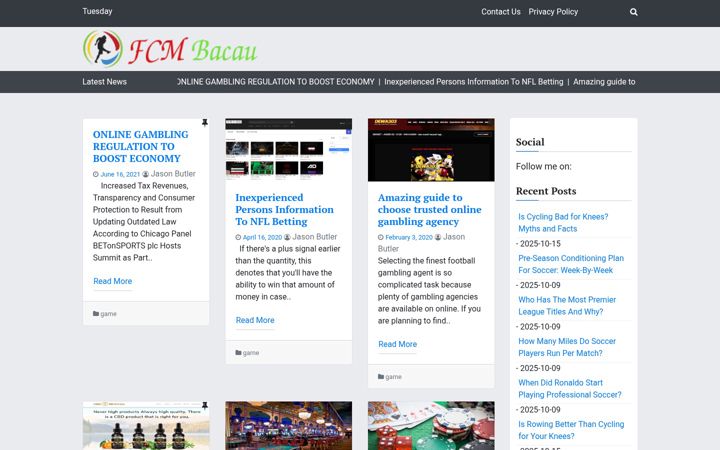 Screenshot of fcmbacau.ro