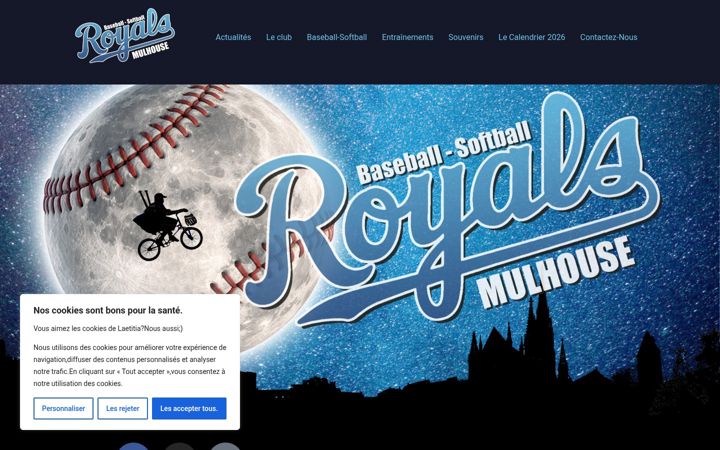 Screenshot of fcmbaseball.org