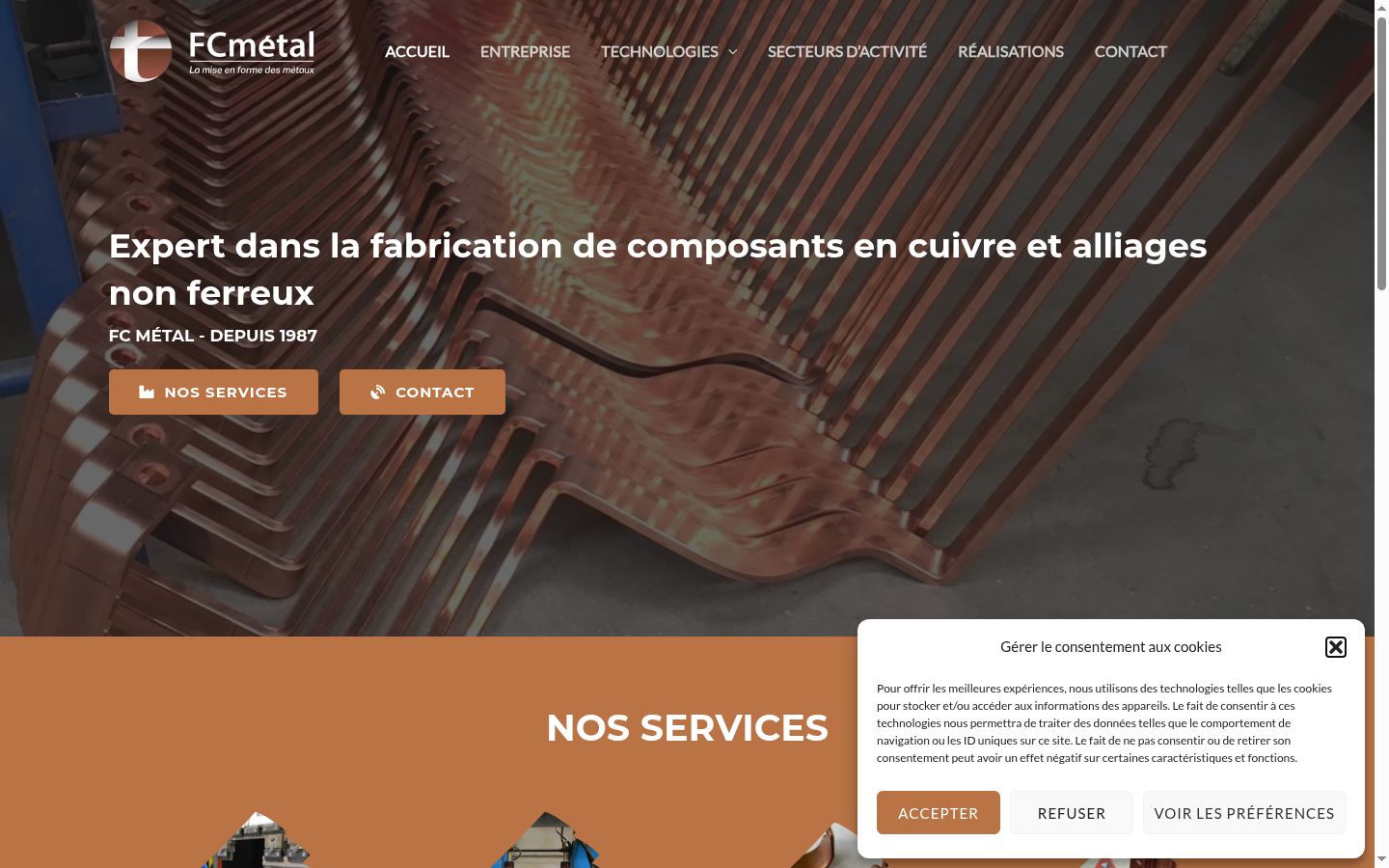 Screenshot tal-banner tal-kunsens muri qabel kwalunkwe interazzjoni