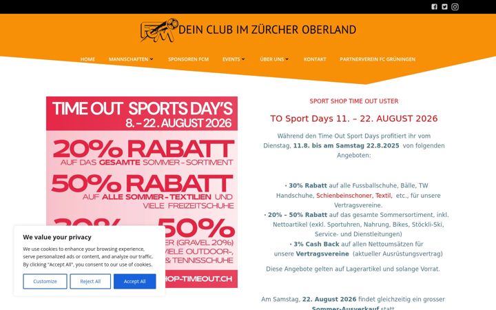 Screenshot of fcmoenchaltorf.ch
