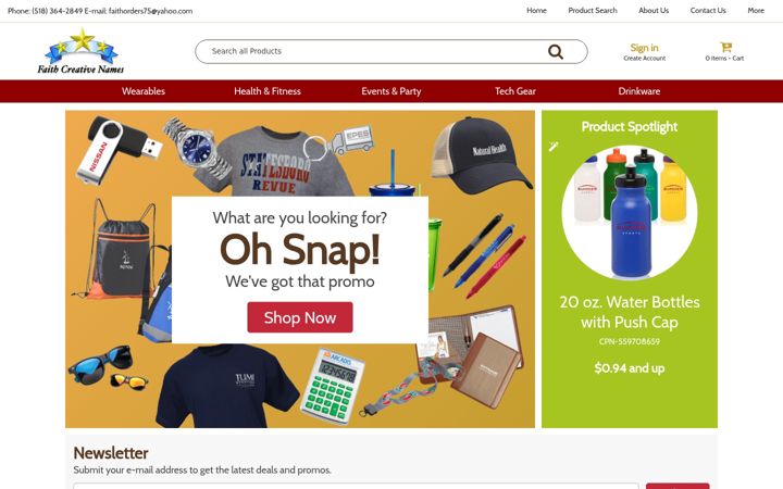 Screenshot of fcnpromo.com