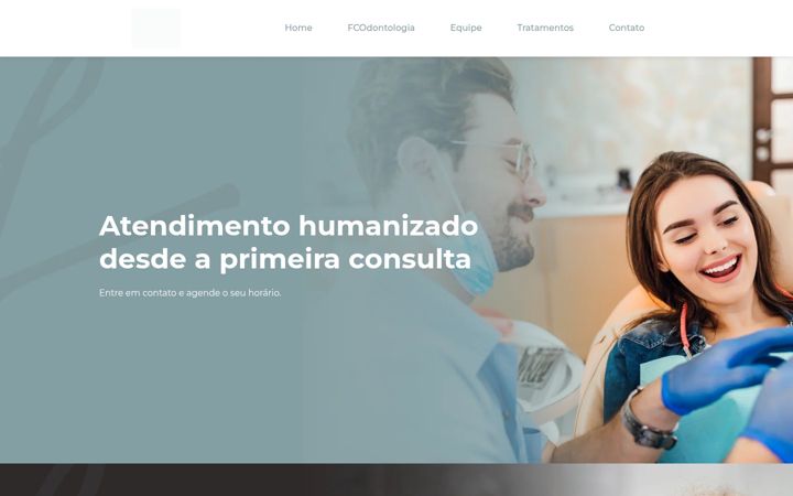 Screenshot of fcodontologia.com.br