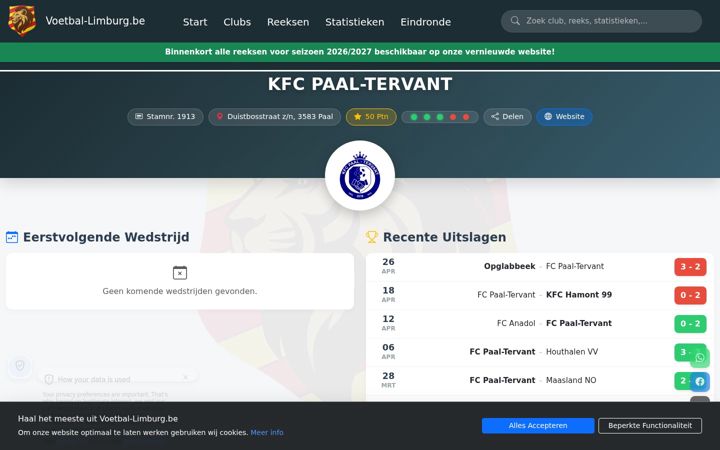 Zrzut ekranu fcpaaltervant.be