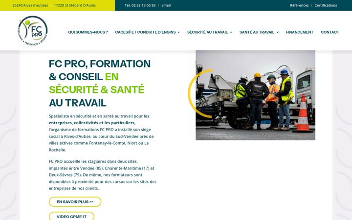 Screenshot of fcpro.fr