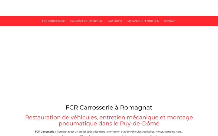 Screenshot of fcr-carrosserie.fr