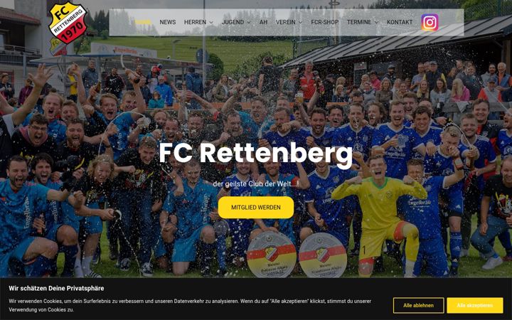 Screenshot of fcrettenberg.de