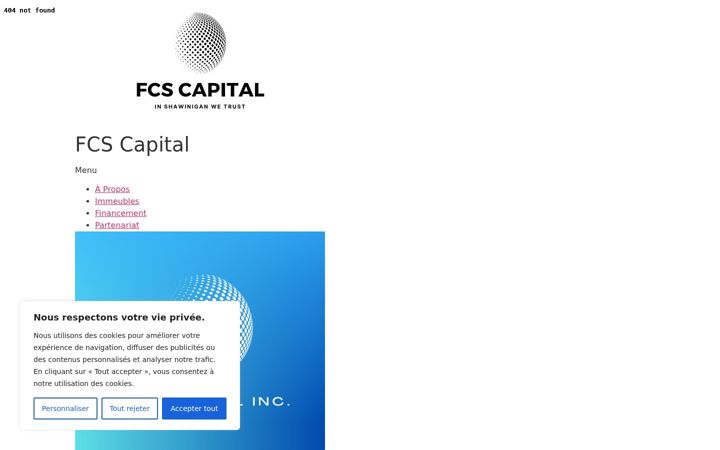 Screenshot of fcscapital.ca