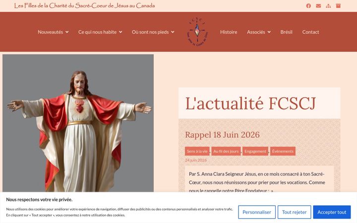 Screenshot of fcscj.net