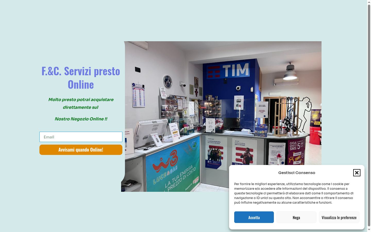 Screenshot des Einwilligungsbanners vor jeglicher Interaktion