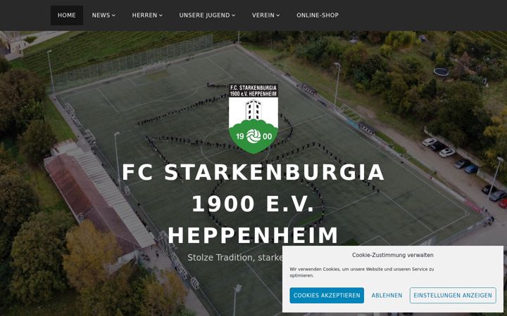 Screenshot of fcstarkenburgia.de