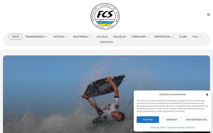 Screenshot of fcsurf.es