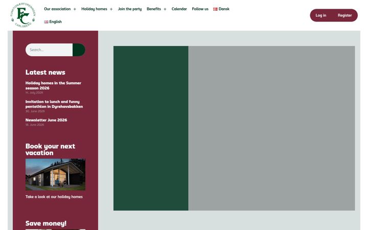 Screenshot of fct.dk