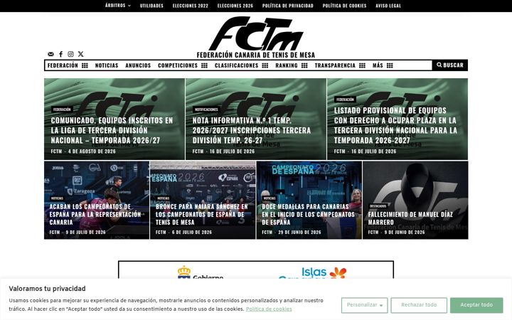 Screenshot of fctm.es