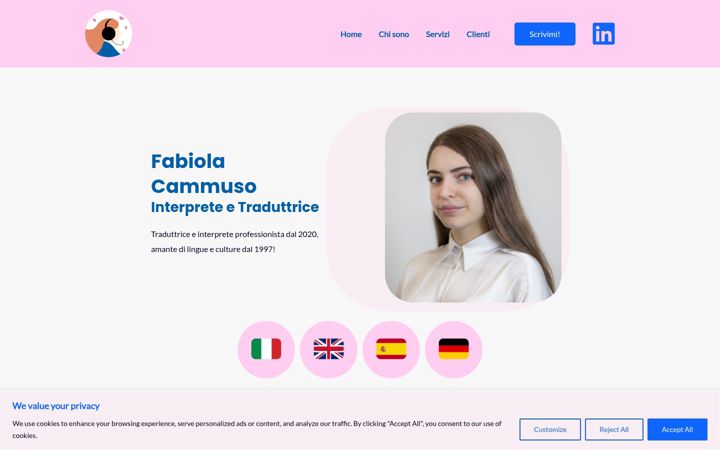Screenshot of fctranslations.it