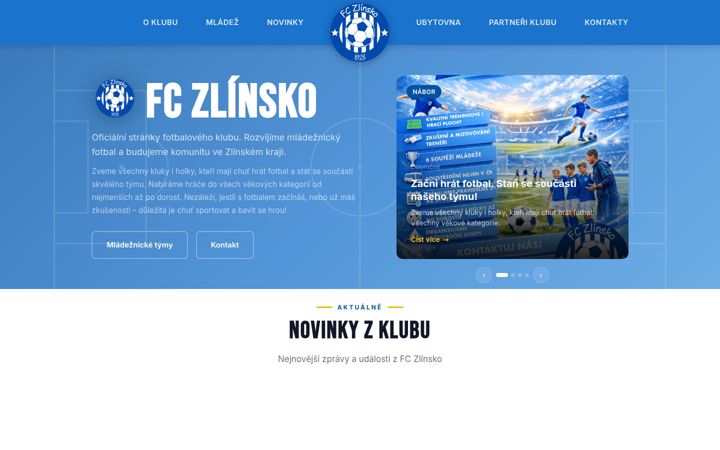 Screenshot of fczlinsko.cz