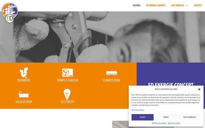 Screenshot of fd-energieconcept.fr