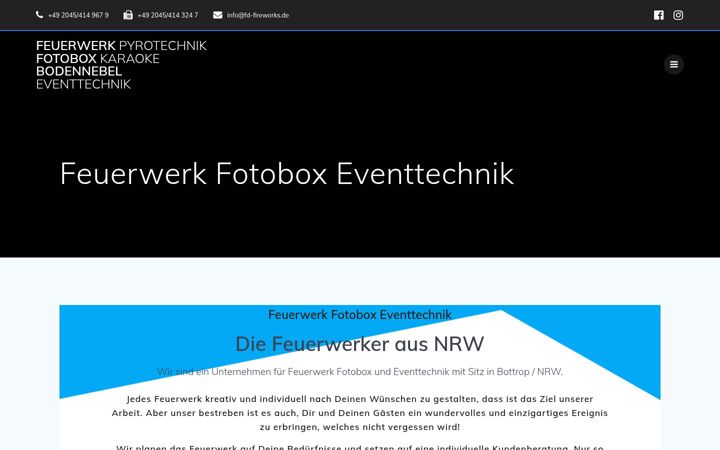 Screenshot ta' fd-fireworks.de