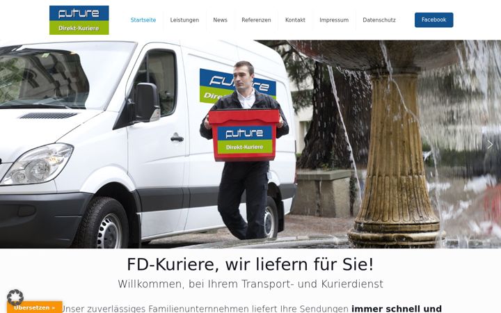 Screenshot of fd-kuriere.de